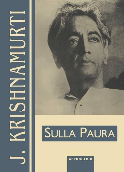 Sulla paura - Jiddu Krishnamurti - copertina