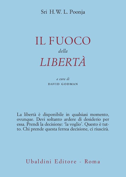 Il fuoco della libertà - Hariwansh L. Poonja - copertina