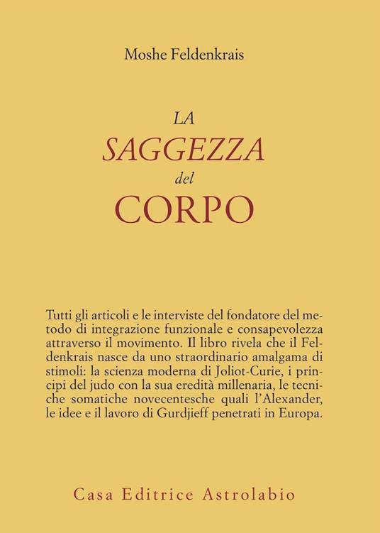 La saggezza del corpo - Moshe Feldenkrais - copertina