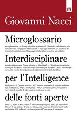 Microglossario interdisciplinare per l'intelligence delle fonti aperte