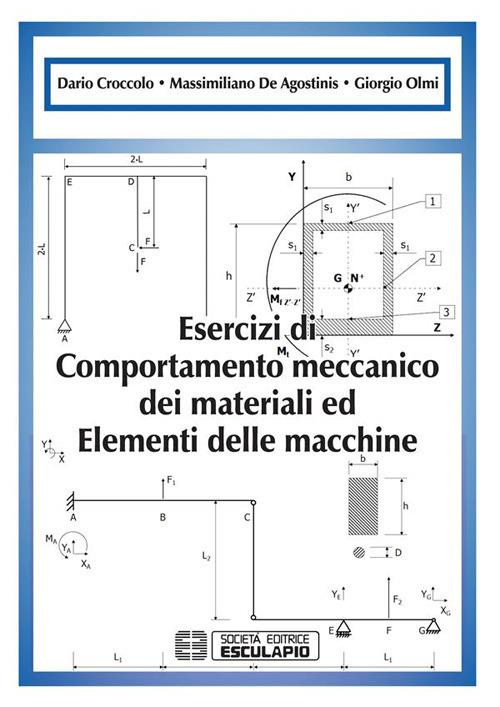 Esercizi di comportamento meccanico dei materiali ed elementi di macchine - Dario Croccolo,Massimiliano De Agostinis,Giorgio Olmi - ebook