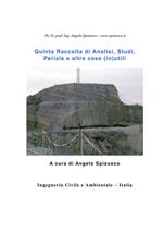 Quinta raccolta di analisi, studi, perizie e altre cose (in)utili