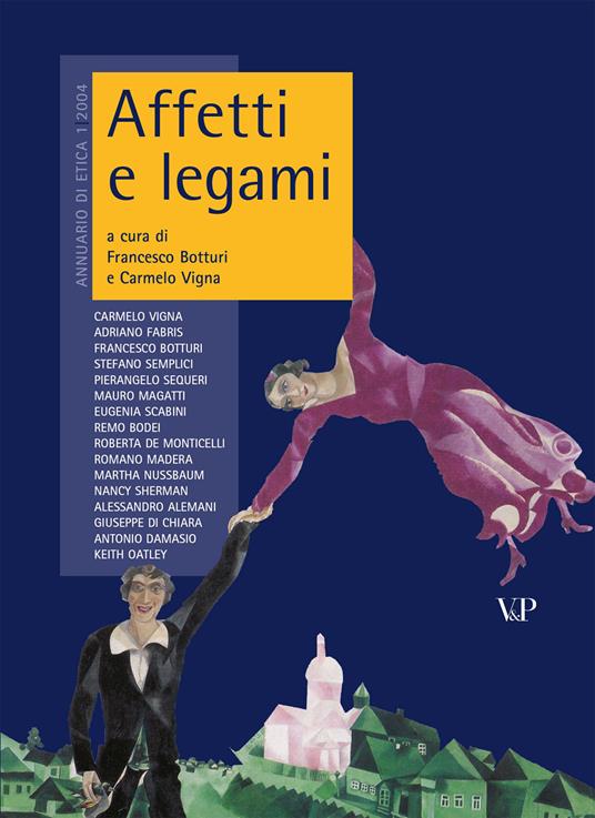 Annuario di etica. Vol. 1: Affetti e legami - copertina