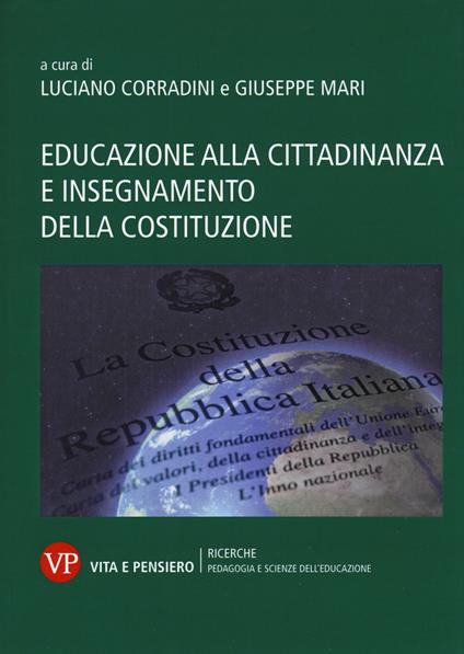 Educazione alla cittadinanza e insegnamento della Costituzione - copertina