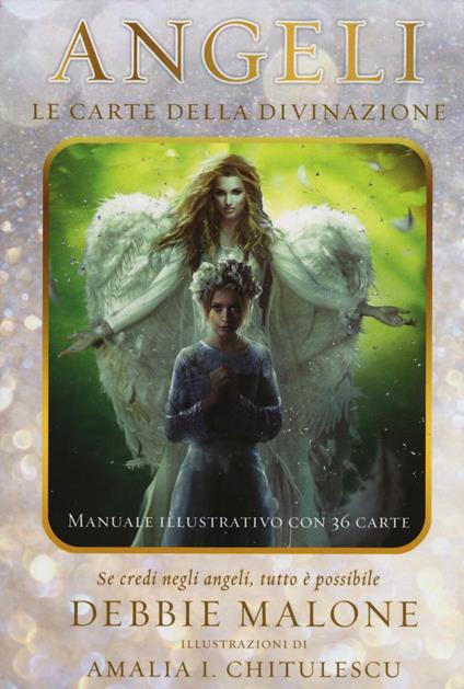 Angeli. Le carte della divinazione. Con 36 carte - Debbie Malone - copertina