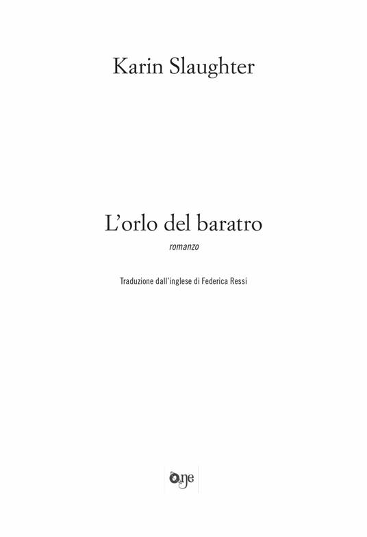 L'orlo del baratro - Karin Slaughter - 5