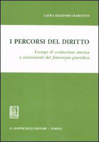 I percorsi del diritto. Esempi di evoluzione storica e mutamenti del fenomeno giuridico - Laura Solidoro Maruotti - copertina