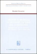 Metodi e modelli di interpretazione del contratto. Prospettive di un dialogo tra common law e civil law