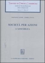 Trattato di diritto commerciale. Sez. IV. Vol. 4\5: Società per azioni. L'assemblea.