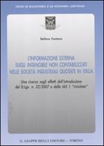 L' informazione esterna sugli intangible non contabilizzati nelle società industriali quotate in Italia