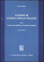 Lezioni di scienza delle finanze. Vol. 1: L'intervento pubblico nel sistema economico.