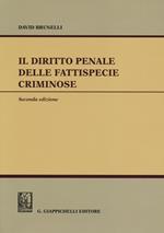 Il diritto penale delle fattispecie criminose