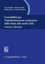 Contabilità per l'amministrazione economica dello Stato dal secolo XIX. Criticità e riflessioni