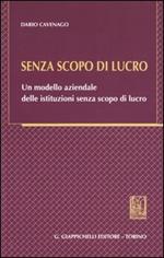 Senza scopo di lucro. Un modello aziendale delle istituzioni senza scopo di lucro