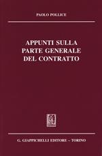 Appunti sulla parte generale del contratto