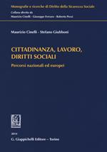 Cittadinanza, lavoro, diritti sociali. Percorsi nazionali ed europei