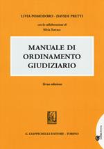 Manuale di ordinamento giudiziario