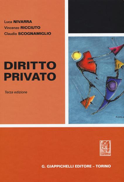 Diritto privato - Luca Nivarra,Vincenzo Ricciuto,Claudio Scognamiglio - copertina