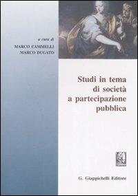 Studi in tema di società a partecipazione pubblica - copertina