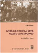 Introduzione storica al diritto moderno e contemporaneo