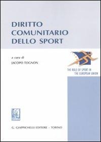 Diritto comunitario dello sport - copertina