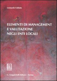 Elementi di management e valutazione negli enti locali - Leonardo Falduto - copertina