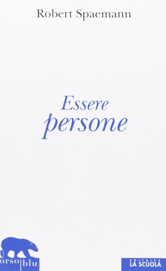 Essere persone - Robert Spaemann - copertina