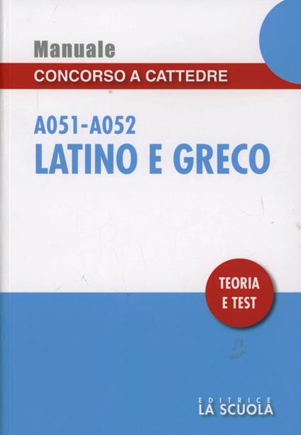 Latino e greco A051-A052 - copertina