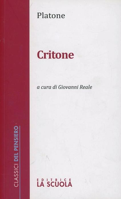 Critone - Platone - copertina