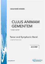 Cujus Animam Gementem. For tenor and symphonic band. Partitura