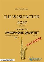 The Washington Post. March. Saxophone quartet. Parti staccate