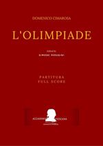 L' Olimpiade. Partitura. Full Score