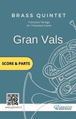 Gran vals (Nokia tune). Brass quintet. Score & parts. Partitura e parti