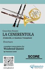 La cenerentola (overture). Woodwind quintet. Score. Partitura
