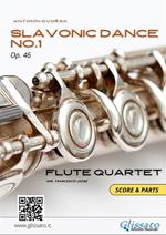 Slavonic Dance no.1 op. 46. Flute quartet. Score & parts. Partitura e parti