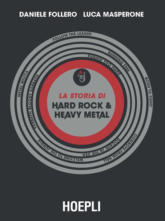 La storia di hard rock & heavy metal - Daniele Follero,Luca Masperone - copertina
