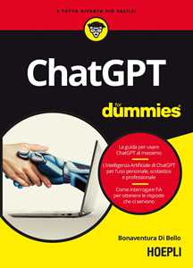 Libro ChatGPT for dummies Bonaventura Di Bello