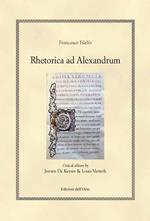 Rhetorica ad Alexandrum. Francesco Filelfo