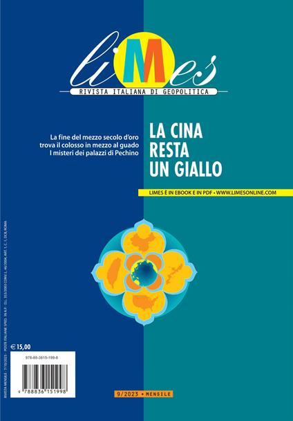 Limes. Rivista italiana di geopolitica (2023). Vol. 9: La Cina resta un giallo - copertina