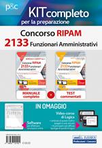 Kit completo Concorso RIPAM 2133 funzionari amministrativi. Manuale, test e software di esercitazione per la prova preselettiva. Con aggiornamento online. Con software di simulazione. Con videocorso