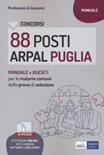 Concorsi 88 posti ARPAL Puglia