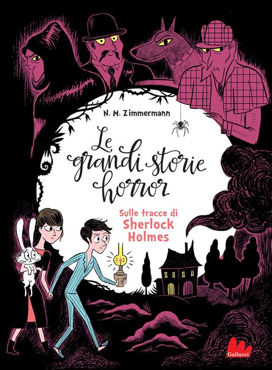 Le grandi storie horror. Ediz. a caratteri grandi. Vol. 5: Sulle tracce del mastino dei Baskerville - Naïma Murail Zimmermann - copertina