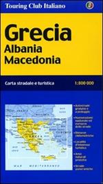 Grecia Albania Macedonia 1:800.000