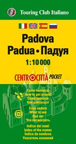 Padova 1:10.000. Ediz. multilingue