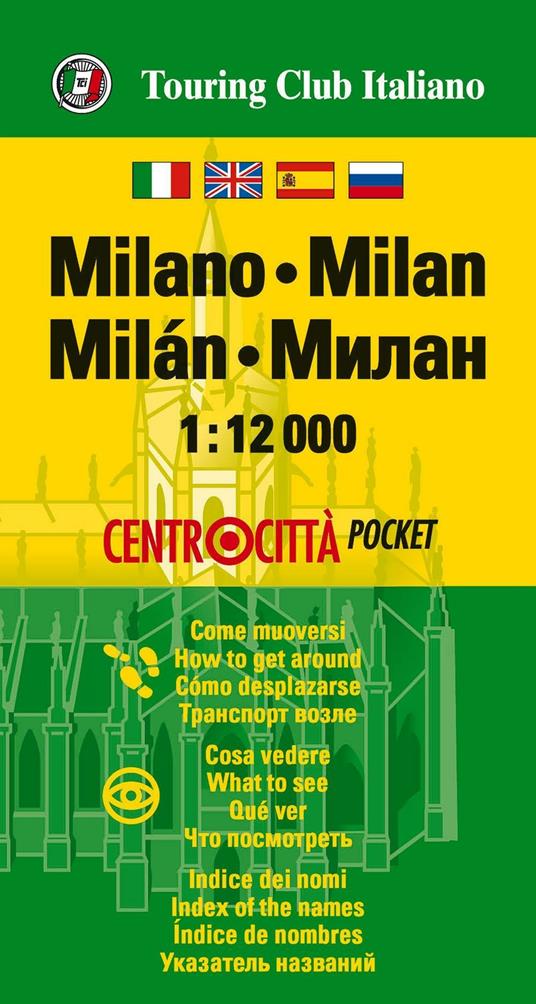 Milano 1:12.000. Ediz. multilingue - copertina