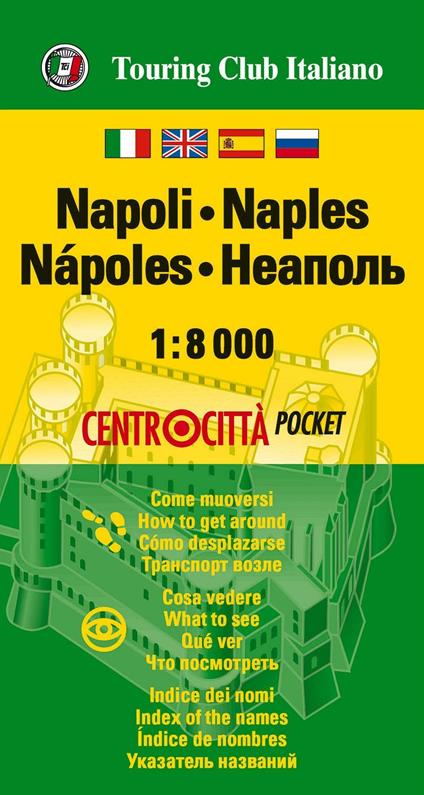 Napoli 1:8.000. Ediz. multilingue - copertina