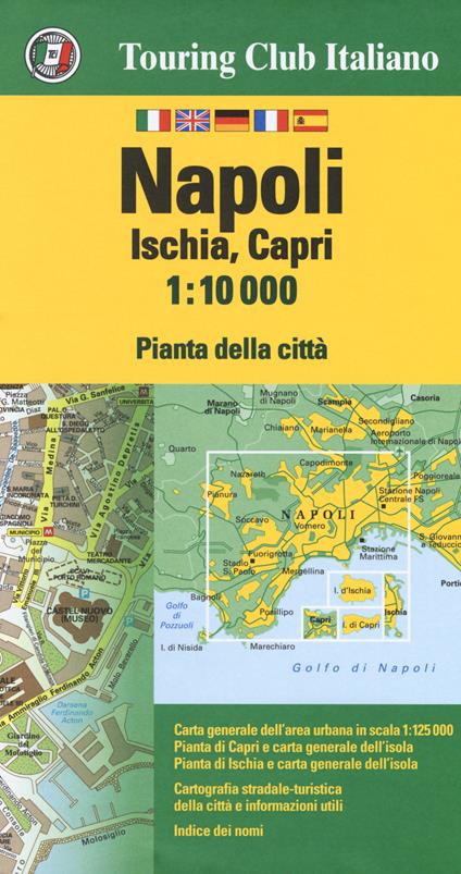 Napoli, Ischia, Capri 1:10.000 - copertina