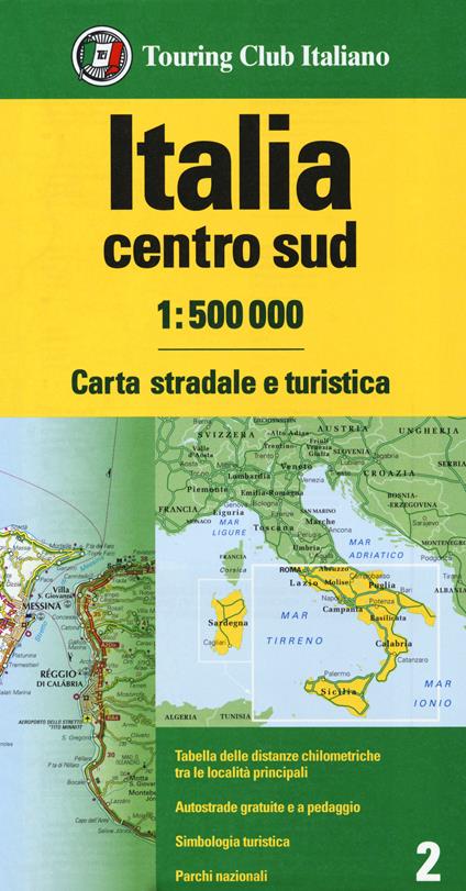 Italia centro sud 1:500.000 - copertina