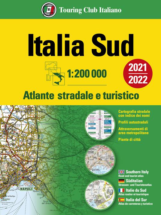 Atlante stradale Italia Sud 1:200.000 - copertina