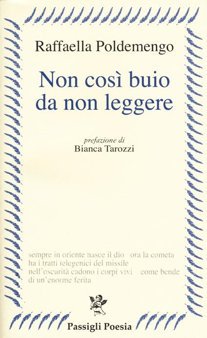 Non così buio da non leggere - Raffaella Poldelmengo - copertina